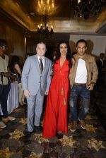 Pooja Bedi, Gautam Singhania, Marc Robinson during the launch of KamaSutra Honeymoon Surprise Pack on 21st Oct 2016